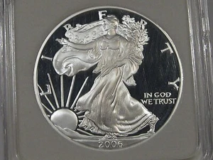 Proof 2006-W SAE Silver American Eagle. #26 - Picture 1 of 7