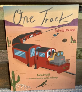 ✅Childs Christmas Train Book ONE TRACK The Dandy Little Diesel Builds Confidence - Picture 1 of 6