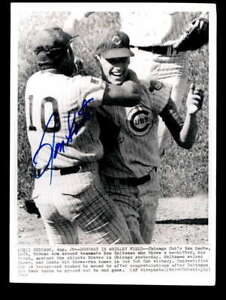 Ron Santo PSA DNA Signed Original 8x10 1969 Wire Photo Cubs Autograph