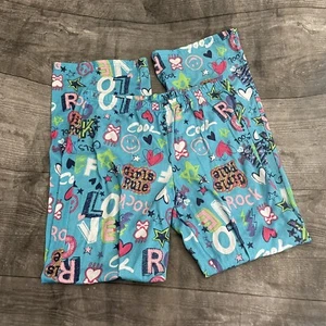 Girl’s Justice Sleep Lounge Pants Size 14 Graffiti Girls Rule Graphic Pajama - Picture 1 of 5