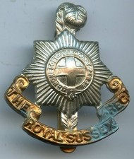 The Royal Sussex Regiment  Cap Badge 