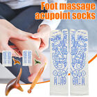 Medicals Druckpunkt-Socken für Fuß-Reflexzonen-Massage mit Massagestab Werkzeug