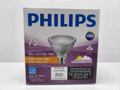 ⚡️Philips PAR30S Dimmable LED Bulb 10PAR30S/LED/827/F25/DIM/ULW/120V Lamp 30W - Image 1 of 2