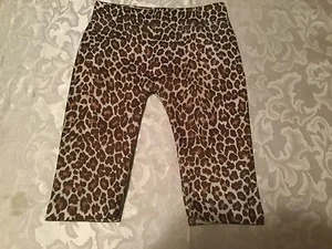 Size 7-16 Crush leggings brown animal print New - Picture 1 of 4
