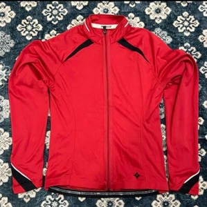 Specialized Men’s M Red Long Sleeve Jersey Full Zip - Picture 1 of 7