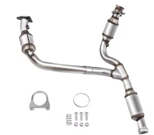 Cadillac Escalade 6.0L 2010 TO 2013 Y Pipe Catalytic Converters DIRECT FIT OBDII - Picture 1 of 1