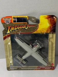 Matchbox Indiana Jones 1933 Ford Tri-Motor Skybuster Plane, with playmat, New - Picture 1 of 2