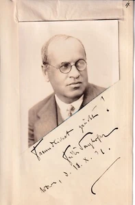 Fritz Daghofer - Schauspieler - Albumblatt "Wien, 1931" - original signiert - Bild 1 von 1