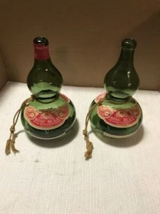 Vintage - Set of 2 - Rose Bela Portuguese Bottle -  Pair of Empty Bottles - Picture 1 of 4