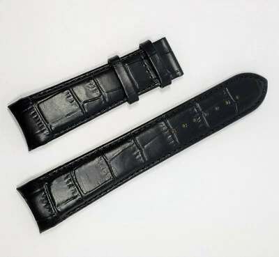 Correa de cuero negra original Tissot Couturier T035439A / T035617A 23 mm XL  Foto 1 de 3