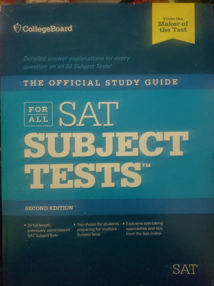 Sat Subject Tests Second Edition CollegeBoard - Image 1 of 4