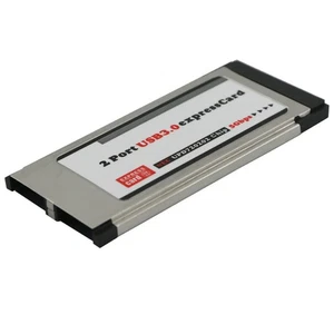 USB 3.0 Dual 2 Ports PCI-E Express Card Adapter 5Gbps Transfer for Slot Laptop - Afbeelding 1 van 6