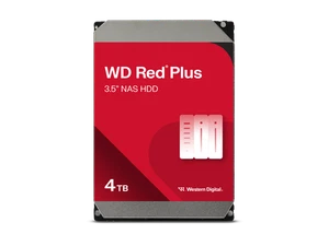 WD Red Plus 4TB NAS Festplatte - 5400 RPM Class SATA 6Gb/s, CMR, 256MB - Bild 1 von 5