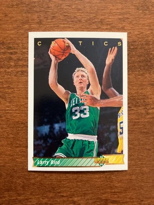 1992-93 Upper Deck Basketball, #33a Larry Bird (HOF), NM - Image 1 of 2