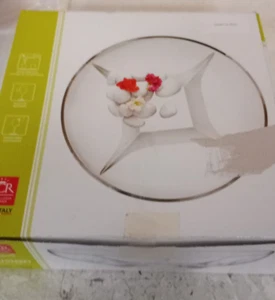 RCR Crystal Fusion Centrepiece Bowl – 30.5cm Elegant Glass Display - Picture 1 of 8