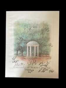 1997-98 UNC Basketball Team Signed Autographed 16x20 Vince Carter Antwon Jamison - Picture 1 of 6