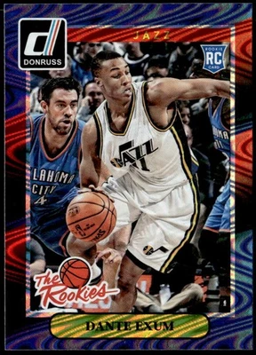 Donruss #4 Dante Exum The Rookies Swirlorama E1 2014-15 Foto 1 de 2