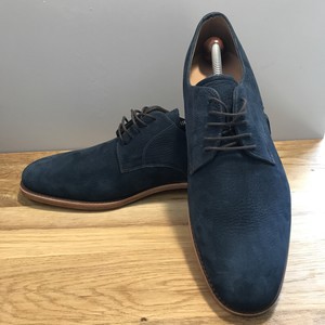 loake blue suede shoes