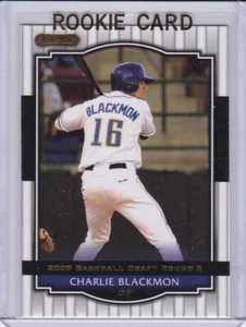 Charlie Blackmon 2008 Draft Pick ROOKIE CARD Razor Signature Series ROCKIES RC - Bild 1 von 2