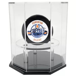 Ondisplay Deluxe 5mm Acrylique Hockey Puck Octogone Affichage Étui - UV Protégé - Picture 1 of 1