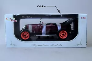 1:18 Signature Models 1917 Reo Touring Car - Burgundy - Picture 1 of 2