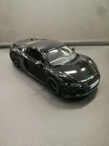 Audi R8 Coupe Black Knsmart Toy Car Model 1/36 Scale Diecast Metal Open Doors - Picture 1 of 2