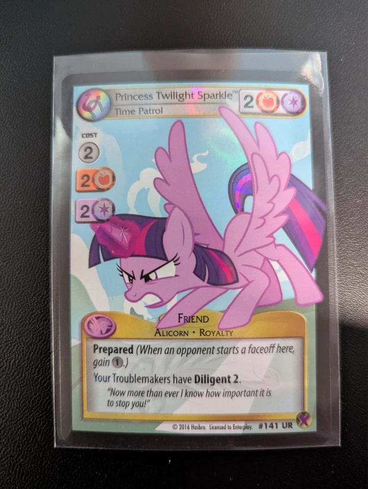 My Little Pony CCG Princess Twilight Sparkle Time Patrol MLP CCG #141 UR - Image 1 of 1