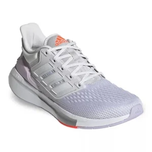 Scarpe da corsa Adidas EQ21 da donna colore: grigio cruscotto viola, taglia: 8,5 - Foto 1 di 5