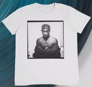 Tupac Shakur T-Shirt, Hip Hop American rapper 2Pac Music Adult Unisex Tshirt - Picture 1 of 5