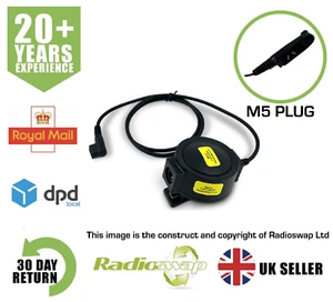 NEXUS ADAPTER WITH LARGE PTT FITS MOTOROLA GP344 GP388 GP644 GP688 TWO WAY RADIO - Picture 1 of 7