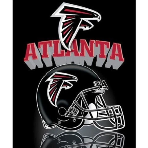 Atlanta Falcons NFL Northwest "Mirror" Fleece Throw Cover