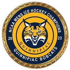 Tribute Coin Quinnipiac Bobcats 2023 NCAA Mens Ice Hockey Champions Double Sided