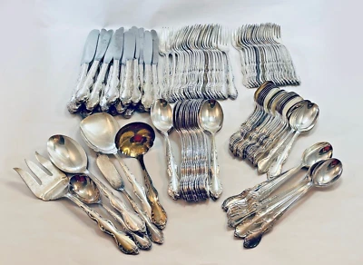 International Camelot-Melody Silverplate Flatware Set - Mixed Lot - 121 Pieces - Image 1 of 4