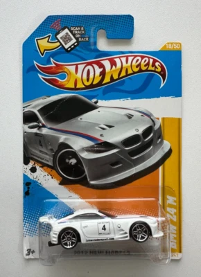 2012 Hot Wheels New Models BMW Z4 Long Card 18/247 #18/50 - Image 1 of 2