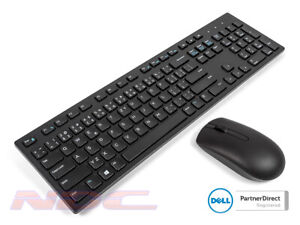 NEW Dell KM636 Black CZECH Wireless Mouse & Keyboard Combo