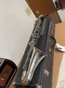 Rare Vintage Boosey & Hawkes Bass Clarinet  #1 - Picture 1 of 24