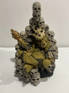 Enchantica Goblin King Skulls Vintage 1988 Hand Painted Sculpture - Picture 1 of 14