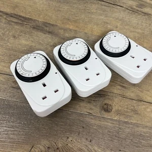24 Hour Electronic Segment Timer By Sage Security Products UK Set Of 3 - Picture 1 of 5