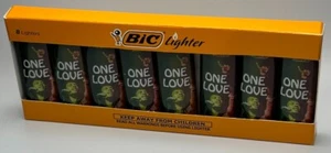 Limited Edition Variety Pack Bob Marley "ONE LOVE" BIC Lighter 8 pack - Picture 1 of 7