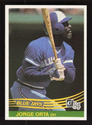1984 Donruss #317 Jorge Orta Toronto Blue Jays - Image 1 of 2