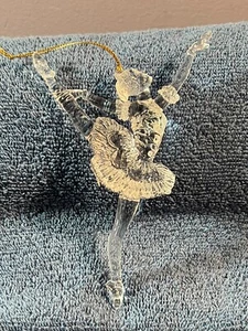 Vintage Taiwan Christmas ornament acrylic ballerina PO7293 - Picture 1 of 7