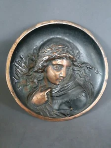 Antique Bradley & Hubbard Art Nouveau Plaque - Picture 1 of 6