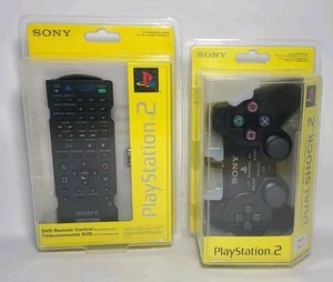 Manette et télécommande DVD PlayStation 2 PS2 Dualshock2 OEM neuve scellée (T2) - Photo 1/9