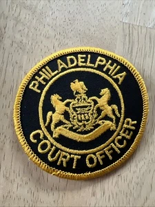 Vintage Philadelphia Pennsylvania Court Officer Patch - Bild 1 von 9