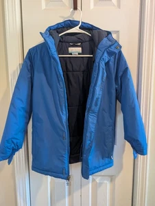 Jungen Columbia Jacke Wintermantel Jungen Blau Jacke Größe M - Bild 1 von 9