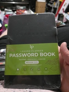 Password Book with Alphabetical Tabs – Hardcover Internet Address & Lavender - Picture 1 of 2