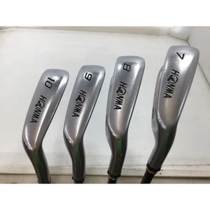 HONMA BERES IS-02 Iron Set 4pcs 7-10 ARMRQ8 54 2STAR Flex R - Picture 1 of 6