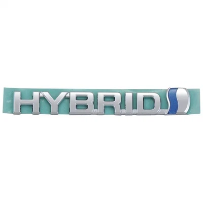 Genuine Toyota Front Wing Emblem 'Hybrid' O/S RH Fits Camry 2017-2020 7537433110 - Image 1 of 4