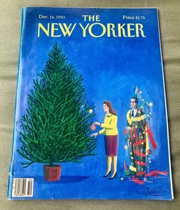 The NEW YORKER Magazine Dec 16, 1991 Benoit Van Innis Cover -Complete, Rafferty - Imagen 1 de 10