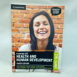 Cambridge VCE Health & Human Development Units 1&2 4th ed UNUSED CODE - Picture 1 of 14
